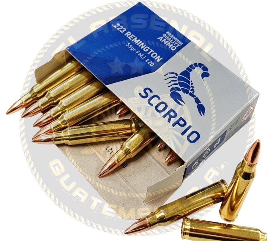 SCORPIO .223 REM SCORPIO FMJ: 55 Grs. .223 REM
