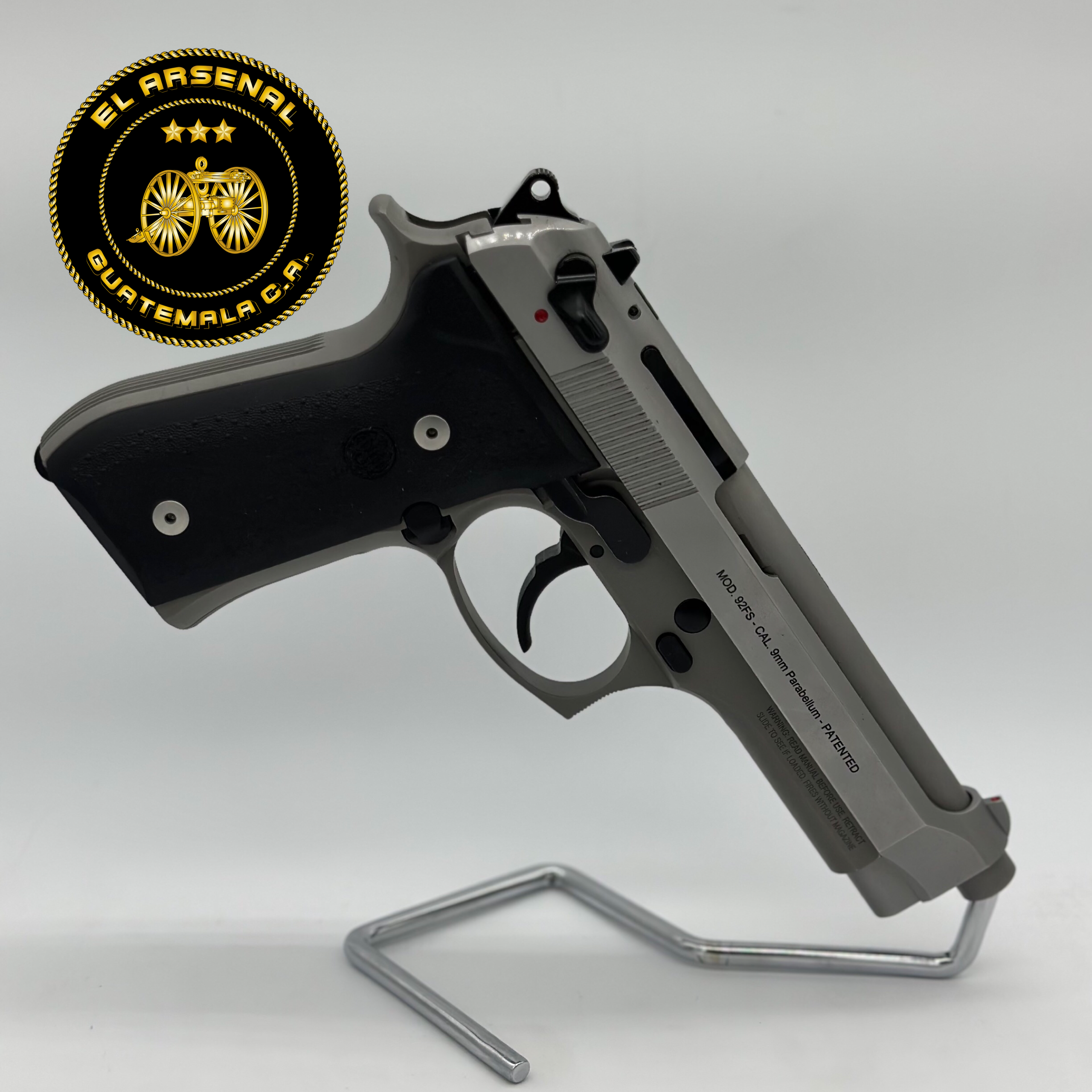Beretta PISTOLA BERETTA 92FS ACERO INOX: 92FS 9MM