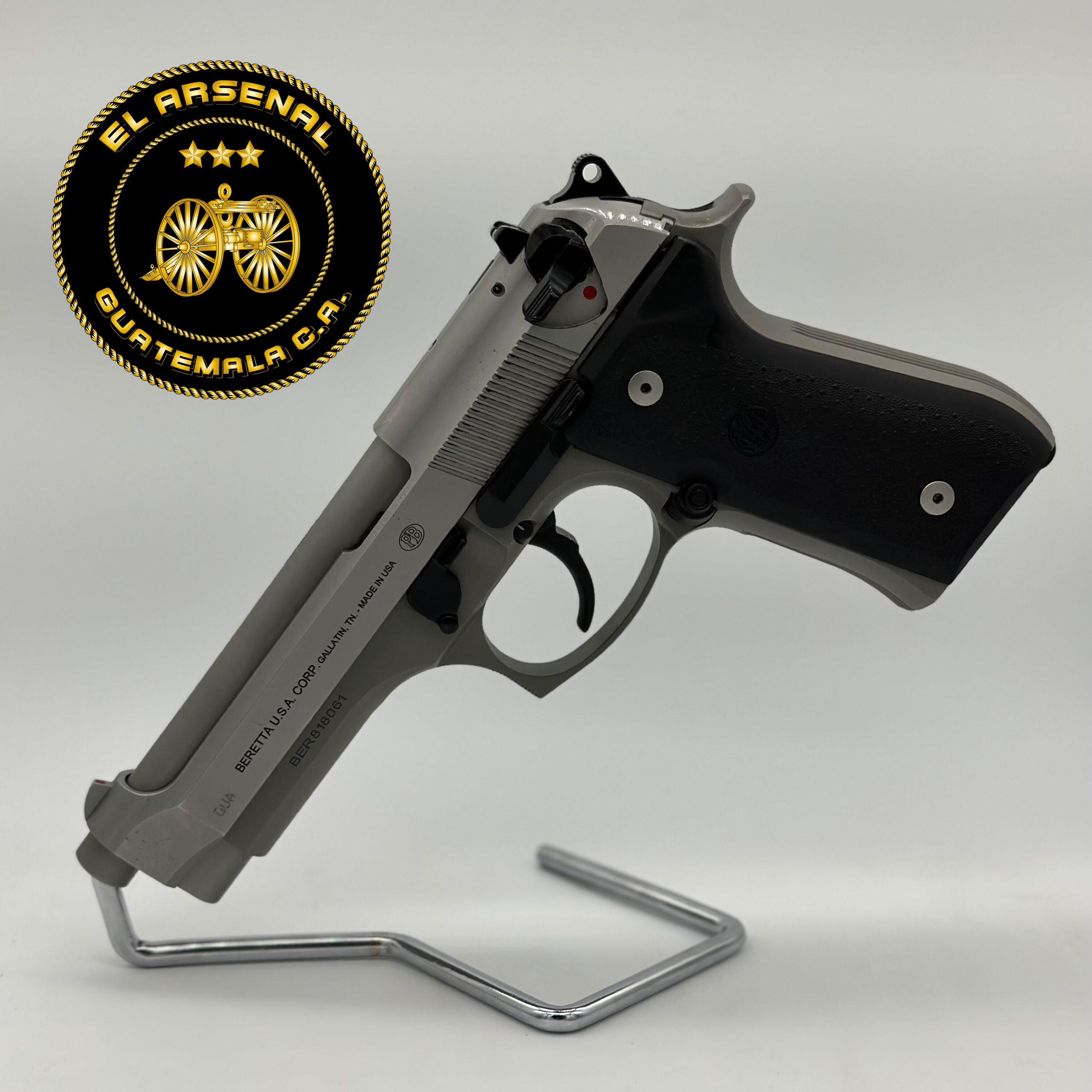 Beretta PISTOLA BERETTA 92FS ACERO INOX: 92FS 9X19