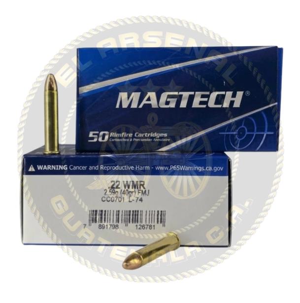 MAGTECH .22 MAGNUM MAGTECH FMJ: 40 Grs. .22 MAGNUM