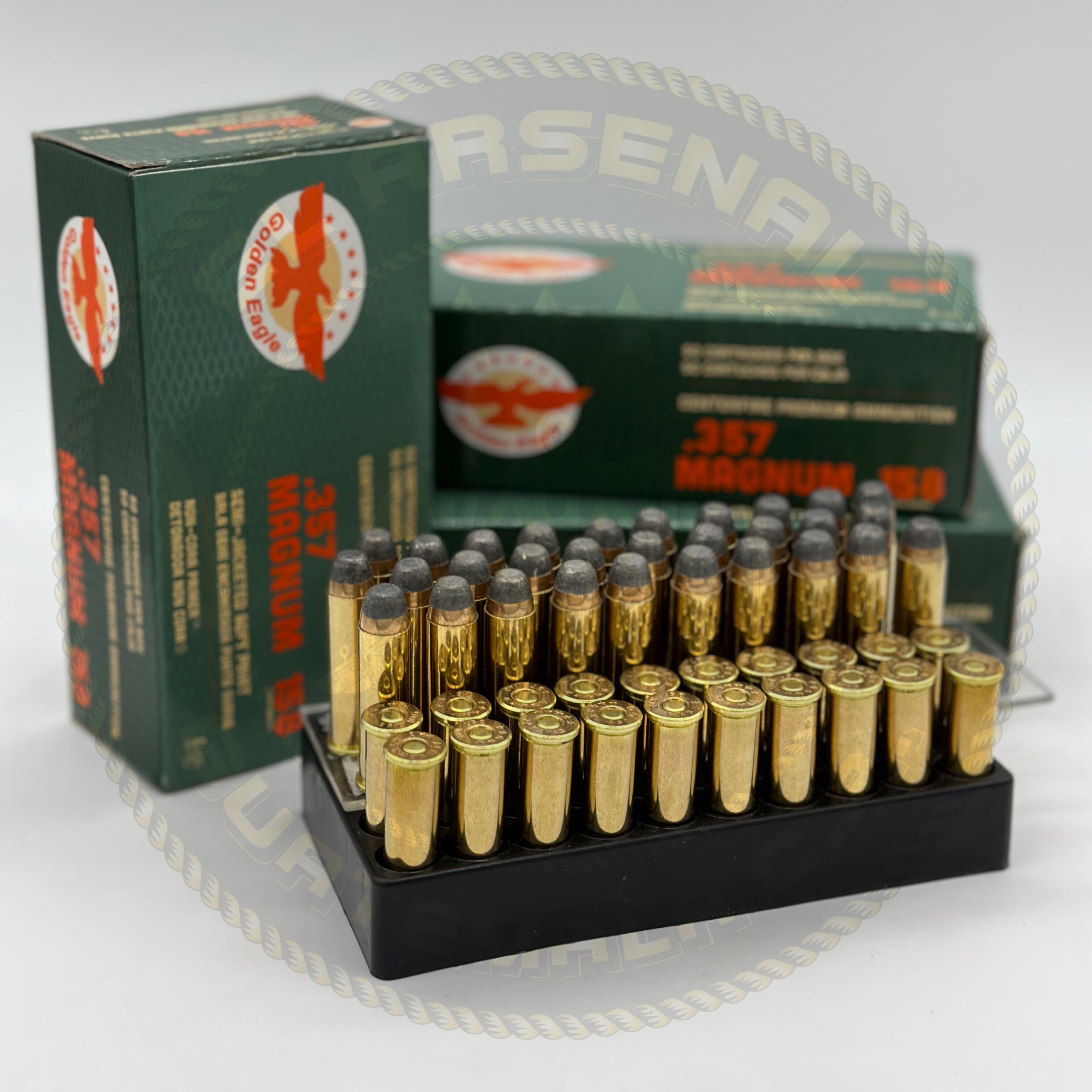 GOLDEN EAGLE .357 MAGNUM GOLDEN EAGLE FMJ: 158 Grs. .357 MAGNUM