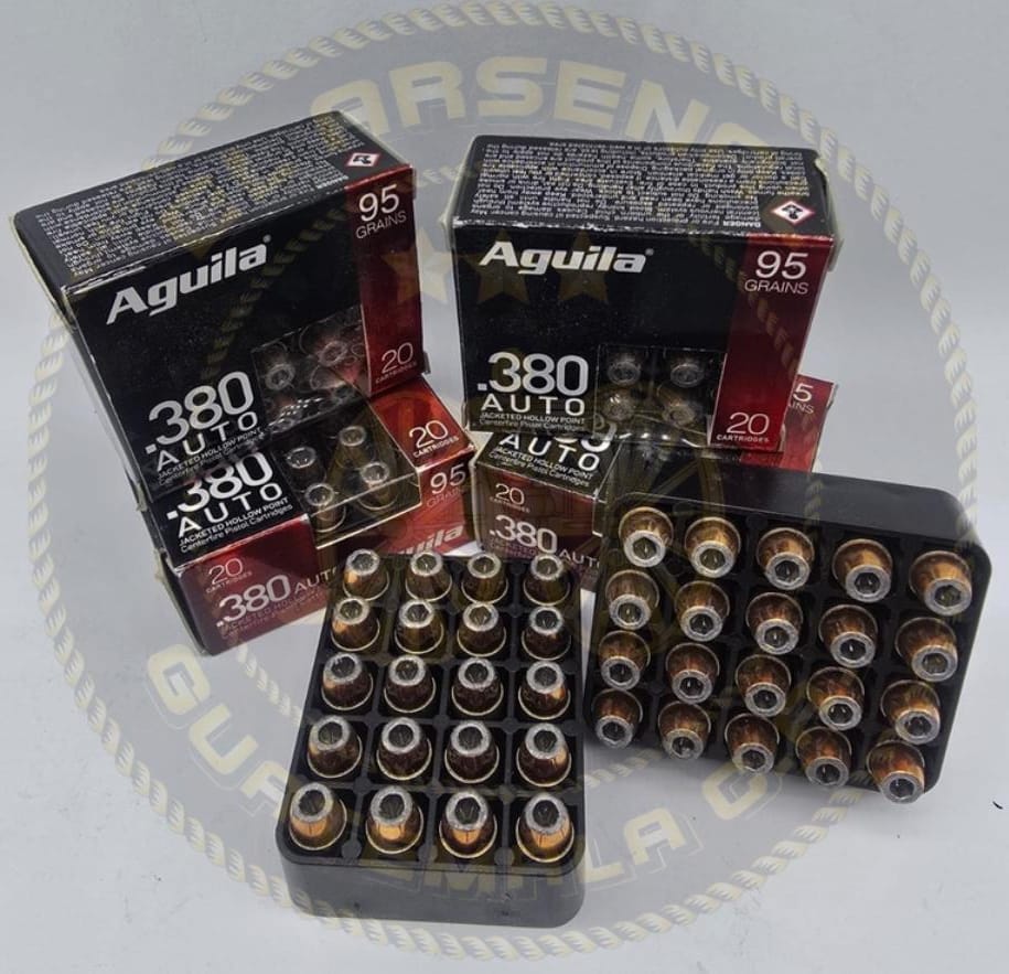 AGUILA .380 ACP AGUILA JHP: 95 Grs. .380 ACP