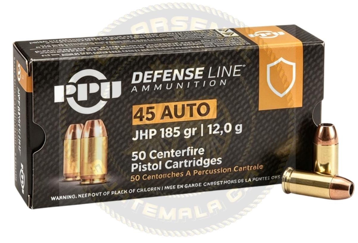 PPU .45 ACP PPU JHP: 185 Grs. .45 ACP