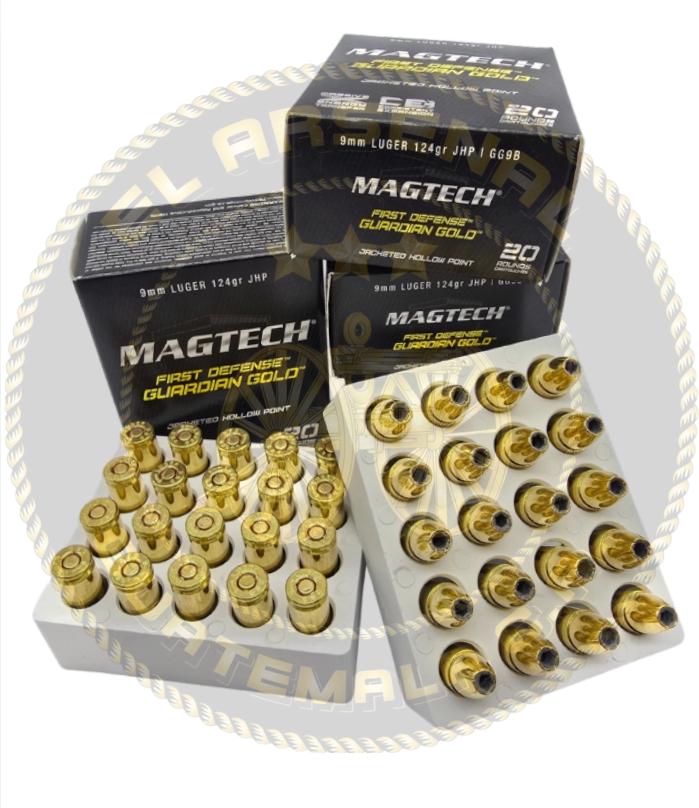 MAGTECH 9MM. MAGTECH JHP: 124 Grs. 9MM
