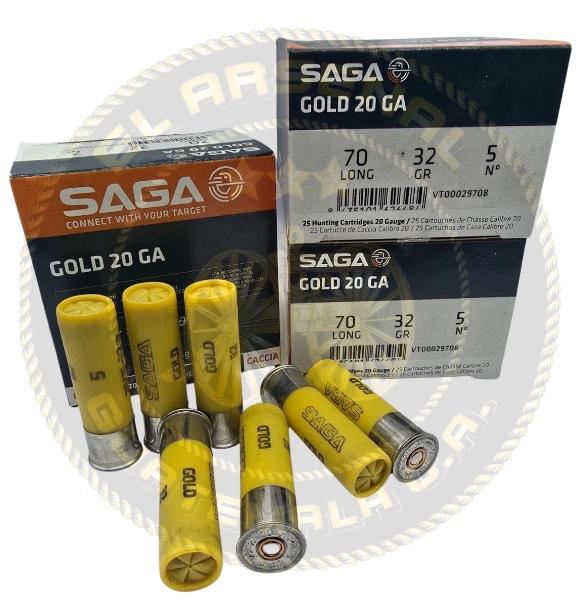 SAGA GOLD 20 GA 20 SAGA GOLD 20 GA No. 5: 32 Grs. 20