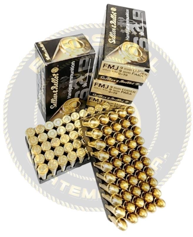 SELLIER & BELLOT 9MM. SELLIER & BELLOT FMJ: 124 Grs. 9MM