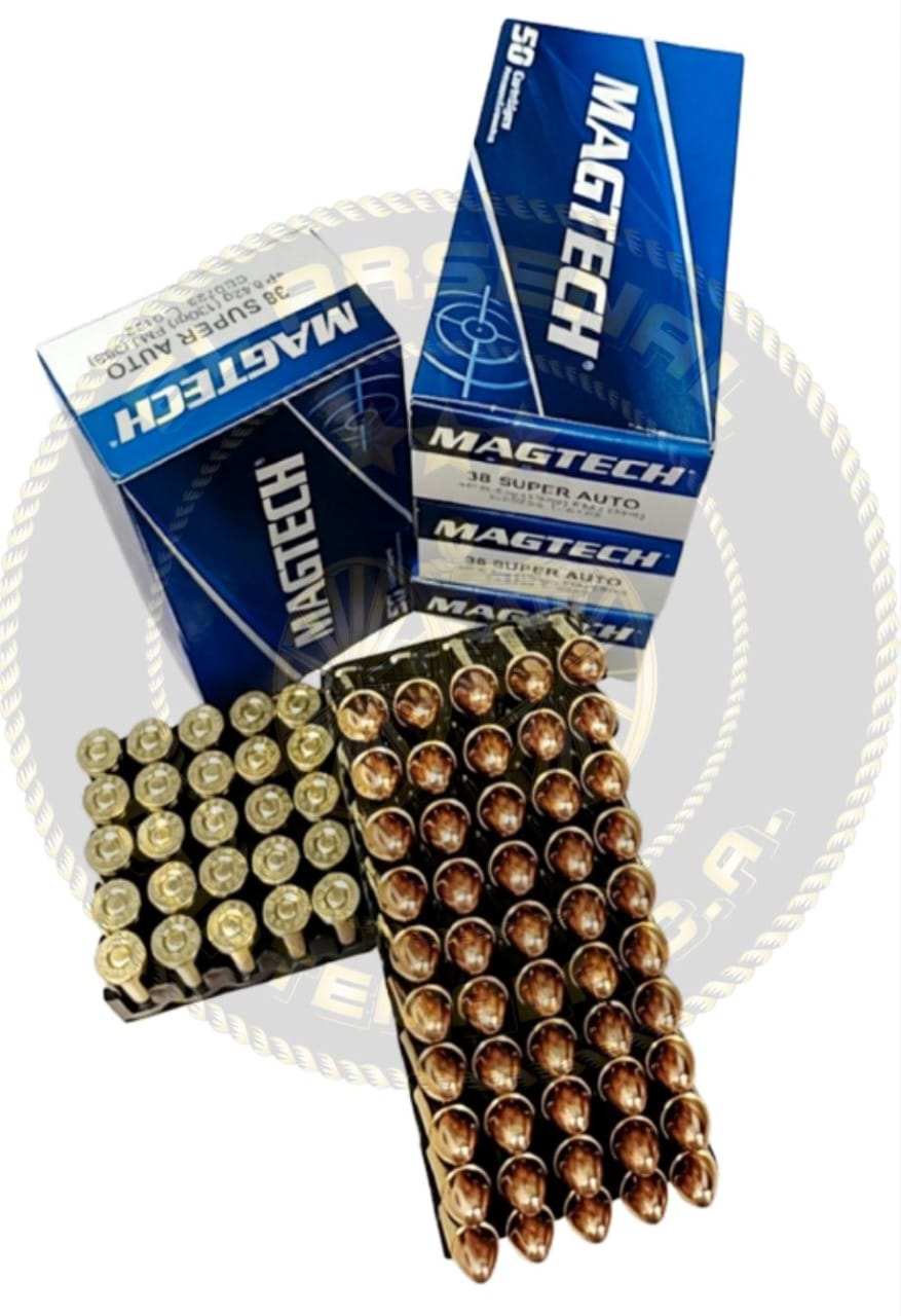 MAGTECH .38 SUPER AUTO+P MAGTECH FMJ: .38 SUPER .38 SUPER